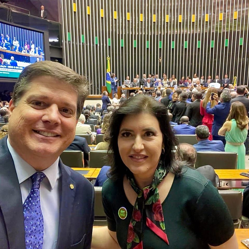 Baleia Rossi toma posse como deputado federal, em Brasília